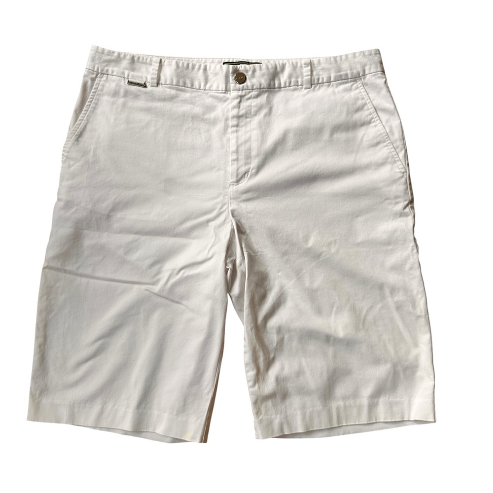 Lauren Ralph Lauren Active Shorts Wmn 12 White Excellent Bermuda‎ Cotton Stretch